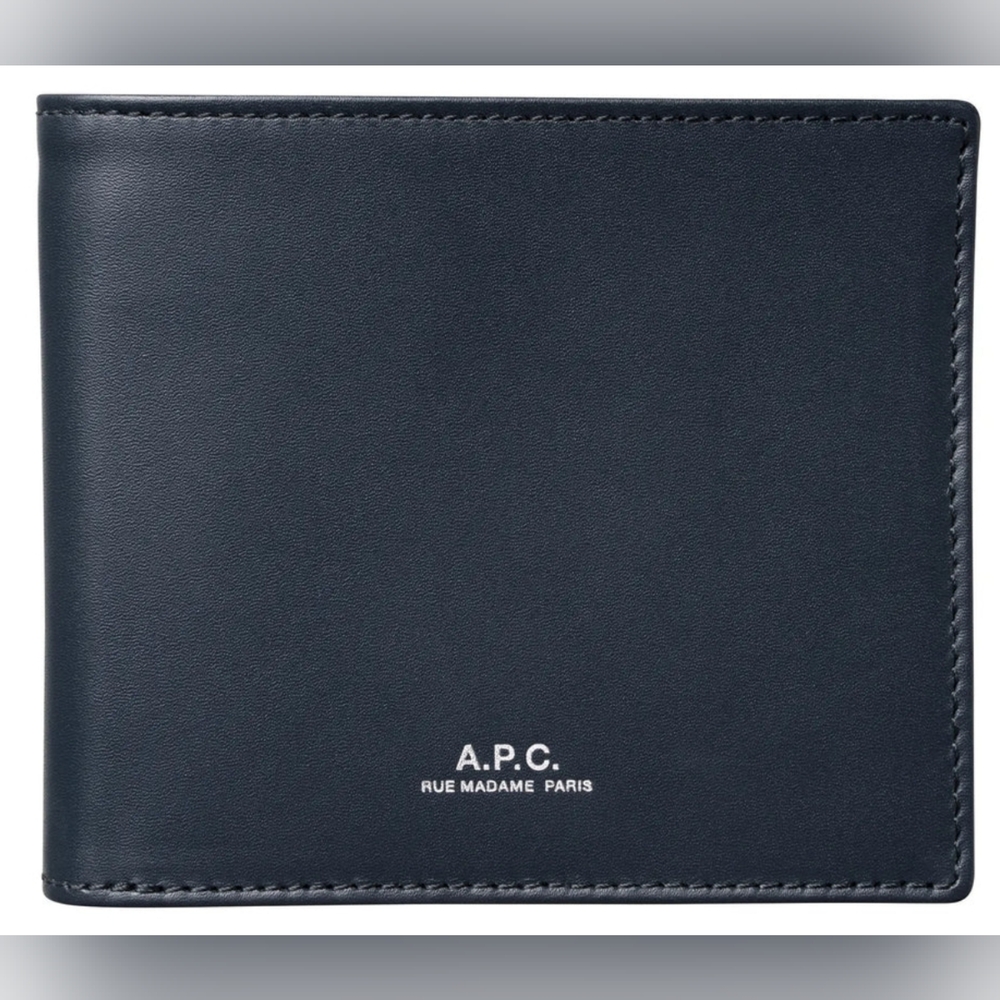 APC Aly Bifold Wallet - Navy Blue